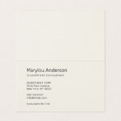 Professional - UNISEX Visitekaartje (Binnenkant ongevouwen)