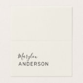 Professional - UNISEX Visitekaartje (Buitenkant ongevouwen)