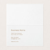Professional - UNISEX Visitekaartje (Binnenkant ongevouwen)