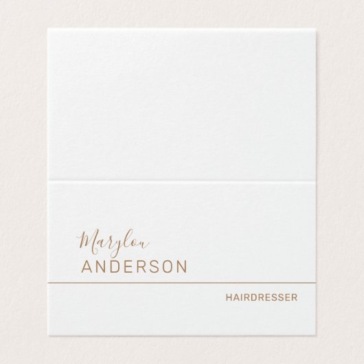 Professional - UNISEX Visitekaartje (Buitenkant ongevouwen)