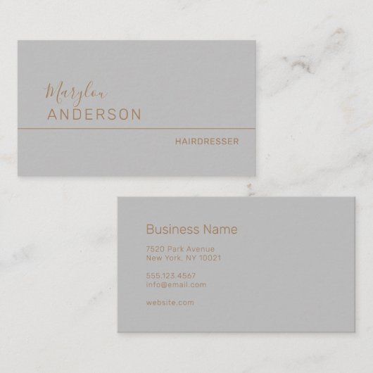 Professional - UNISEX Visitekaartje (Voorkant / Achterkant)