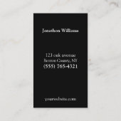 Professional Vending Machine Service Visitekaartje (Achterkant)