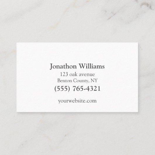 Professional Vending Machine Service Visitekaartje (Achterkant)