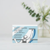 Professional-vensterwasmachine Visitekaartje (Staand voorkant)