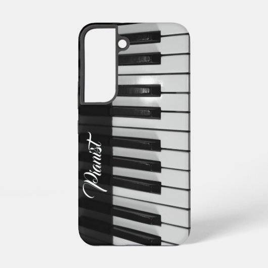 Professional Vintage  Pianist  Samsung Galaxy Hoesje (Achterkant)