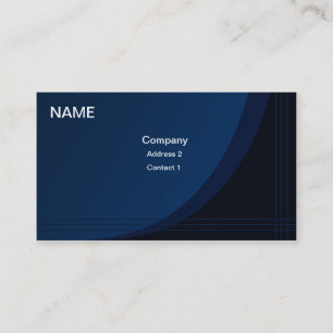 Professional Visitekaartje Blue Wave