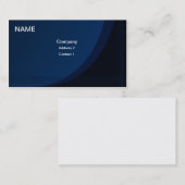 Professional Visitekaartje Blue Wave (Voorkant / Achterkant)