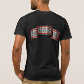"PROFESSIONAL VOOR LANGE BEREIDING"-metaal T-shirt (Achterkant)