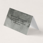 Professional Waterverf zwarte Yoga-instructeur Visitekaartje (Achterkant)