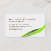 Professional Wave Visitekaartje Green White (Achterkant)