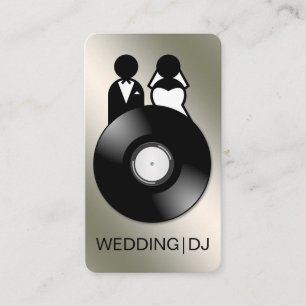 Professional Wedding DJ Logo Visitekaartjes