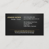 Professional Welding Services - Welder Visitekaartje (Achterkant)