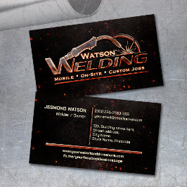Professional Welding Services - Welder Visitekaartje
