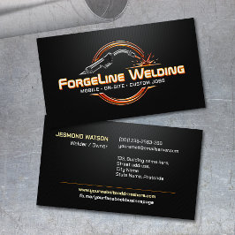 Professional Welding Services - Welder Visitekaartje