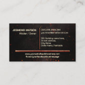 Professional Welding Services - Welder Visitekaartje (Achterkant)