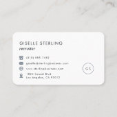 Professional wervingsbureau visitekaartje (Achterkant)