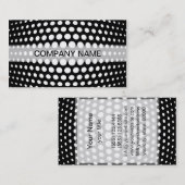 Professional White poka Dot Pattern Visitekaartje (Voorkant / Achterkant)