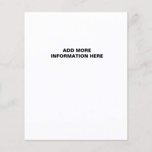 Professional WINDOW Clean Service Custom Business Flyer (Achterkant)