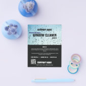 Professional WINDOW Clean Service Custom Business Flyer (Enkel)
