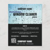Professional WINDOW Clean Service Custom Business Flyer (Voorkant)