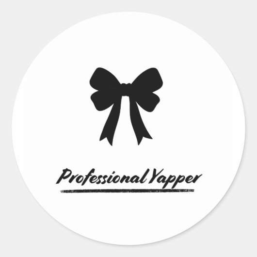 Professional Yapper - Sticker (Voorkant)