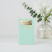 	ProfessionalFaux Gold-minimalistische draagkaart Visitekaartje (Staand voorkant)