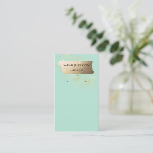 	ProfessionalFaux Gold-minimalistische draagkaart Visitekaartje (Staand voorkant)