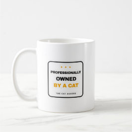 Professionally Owned By A Cat Funny Mug Koffiemok