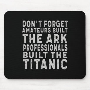 Professionals bouwden de Titanic met inspirerende  Muismat