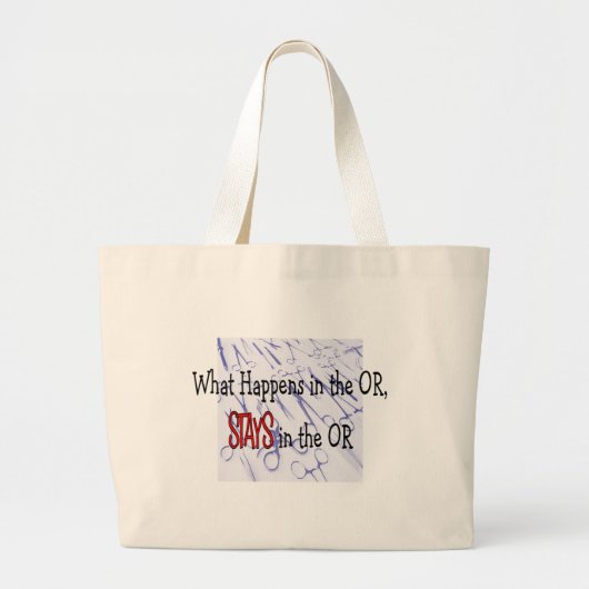 Professionals in chirurgie — Giften Grote Tote Bag (Voorkant)