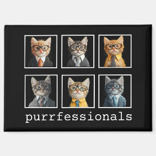 Professionals Katten in pakken Magneet