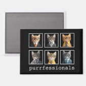 Professionals Katten in pakken Magneet (Voorkant / Achterkant)