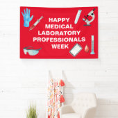 Professionals van medische laboratoria Lab Week Spandoek (Insitu)