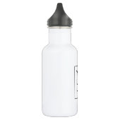 Professioneel Aangepast Bedrijf Logo Business Wit Waterfles (Links)