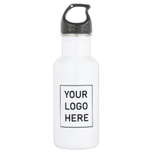 Professioneel Aangepast Bedrijf Logo Business Wit Waterfles