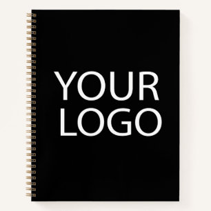 Professioneel Aangepast Bedrijf Logo Business Zwar Notitieboek