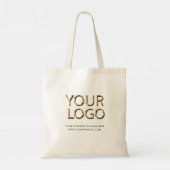 Professioneel Aangepast Bedrijf Logo Tekst Bedrijf Tote Bag (Achterkant)