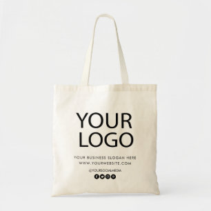 Professioneel Aangepast Bedrijf Logo Tekst Bedrijf Tote Bag