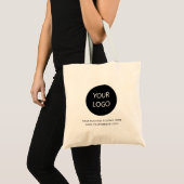 Professioneel Aangepast Bedrijf Logo Tekst Bedrijf Tote Bag (Voorkant (product))