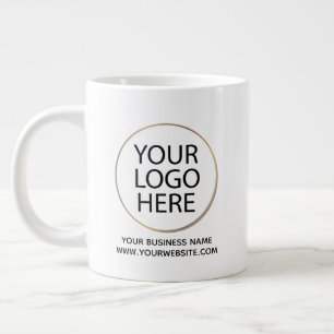 Professioneel Aangepast Bedrijf Zakelijke Logo T Grote Koffiekop