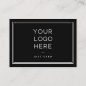 Professioneel aangepast logo | Eenvoudige cadeaubo Kortingskaartje (Voorkant)