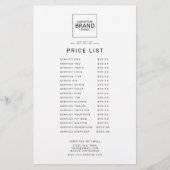 Professioneel aangepast logo Eenvoudige prijzen Se Flyer (Voorkant)