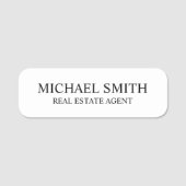 Professioneel aangepast naamplaatje (Voorkant)