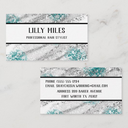 Professioneel aangepast Visitekaartje (Voorkant / Achterkant)