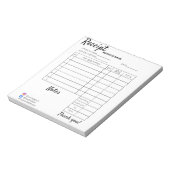 Professioneel Aangepaste bonnen voor zakelijk gebr Notitieblok (Linkerzijde)