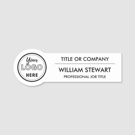 Professioneel Aangepaste Branding logo Medewerkers Naamplaatje (Voorkant)