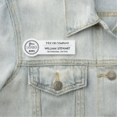 Professioneel Aangepaste Branding logo Medewerkers Naamplaatje (In situ)