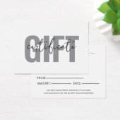 Professioneel Aangepaste Zakelijke Cadeaubon Visitekaartje (Bureau)