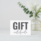 Professioneel Aangepaste Zakelijke Categorie Certi Visitekaartje (Staand voorkant)