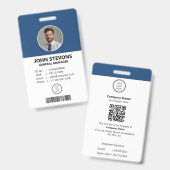 Professioneel Aanpasbare Personeelsidentificatie Badge (Voor- en achterkant)